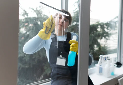 Nettoyage de vitres intérieures et extérieures à Belberaud